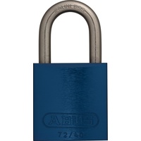 ABUS Vorhängeschloss 72/40-72IB/40 TITALIUM Farbe: 72IB/40 blau verschiedenschließend)