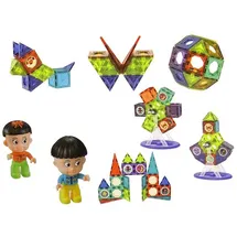 Wisam Magnetische Bausteine 3D Karussell Set (71 Teile)