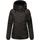 Navahoo Damen, Winterjacke mit Kapuze und abnehmbaren Kunstfell-Kragen Sag ja XIV Black Gr. XL - XL