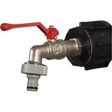 Noor Ersatzhahn für IBC Tanks inkl. Gardena Adapter I 3/4-inch (1,9cm) Ersatz-Tankhahn mit 60mm DN50-Auslauf