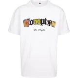 Mister Tee Compton L.a. Oversize Kurzarm-T-Shirt White XL