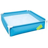 BESTWAY My First Frame Pool 122 x 122 x 30,5 cm blau