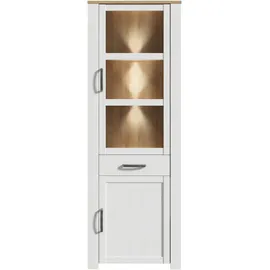 Forte Highboard Bohol 71,7 x 205,4 x 42 cm Riviera Eiche / Sibiu Lärche hell
