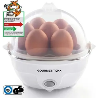 DS PRODUKTE Eierkocher 7 Eier + Eipicker Weiß