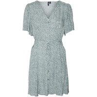 Vero Moda Damen Vmalba Short Dress Wvn Noos Kleid, Laurel XL