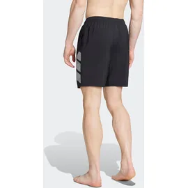 adidas Big Bars Badeshorts Black/White XL