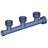 CEPEX PVC Verteiler 1 Zoll 3 Abgänge