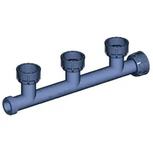 CEPEX PVC Verteiler 1 Zoll 3 Abgänge