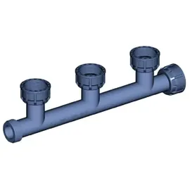CEPEX PVC Verteiler 1 Zoll 3 Abgänge