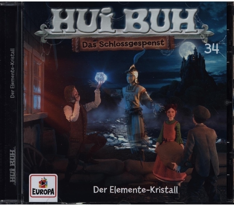 Hui Buh, Das Schlossgespenst, Neue Welt - Der Elemente-Kristall,1 Audio-Cd - HUI BUH neue Welt, HUI BUH Neue Welt (Hörbuch)