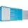 AEROTEC Hängeschrank Metall 120 x 60 x 20 cm blau/grau abschließbar