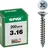 SPAX Universalschraube 3 x 16 mm 200 Stück