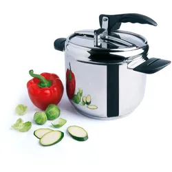 Excelsa Druckkochtopf Professional Cook Stahl 33x19,5x23,5 cm Silber