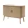 CaliCosy 110 x 75 x 39 cm Eichenholzoptik / Braun
