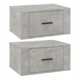 vidaXL Nachtschrank 50 x 36 x 40 cm Grau