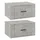 vidaXL Nachtschrank 50 x 36 x 40 cm Grau