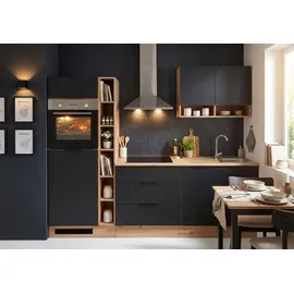 BASIC by Balculina Küchenzeile Oskar 250 cm schwarz