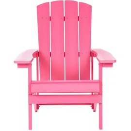 Beliani Gartenstuhl 75 x 88 x 88 cm rosa