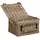 Home Affaire Truhenbank grau 52 x 31 x 41 cm