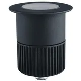 enovalite Bodeneinbaustrahler Aluminium Ø 65x80mm 5W 300lm 3000K Warmweiß 230V schwarz