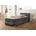 Home Affaire Boxbett HOME AFFAIRE "Chelles", grau (anthrazit), B:107cm L:225cm, Komplettbetten, inkl. Topper und Bettkasten