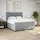 vidaXL Boxspringbett 180 x 200 cm Hellgrau