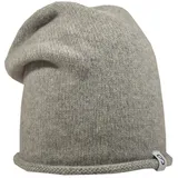 hammecenter Beanie Kaschmir Beanie mit Rollrand gestrickt in Deutschland grau