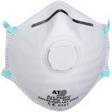 Asatex Feinstaub-Maske, FFP2 NR D, weiß, mit Ventil - FMP2
