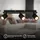 Briloner Deckenlampe 3-flammig schwenkbar 45x8x9 cm Schwarz