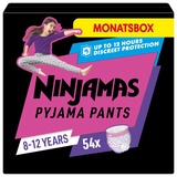 Pampers Ninjamas Pyjama Pants Mädchen 8-12 Jahre, Monatsbox