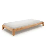 Stapelbett aus Massivholz  ¦ holzfarben ¦ Maße (cm): B: 98 H: 24