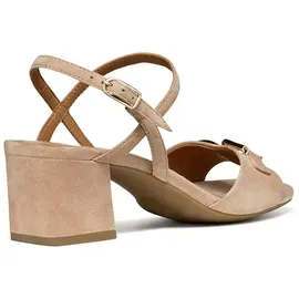 GEOX Damen D New ERAKLIA 50 Heeled Sandal, Nude, 38 EU