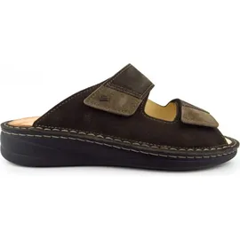 Finn Comfort Psara Nubuk slate oxide Herren Pantolette in Braun, Größe 45 - Braun - 45