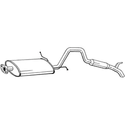 Endschalldämpfer BOSAL 282-959