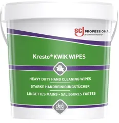 Kresto® KWIK WIPES Handreinigungstücher 23122 , Eimer mit 70 Tüchern