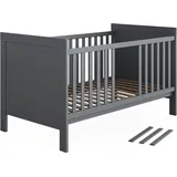 VitaliSpa Babybett Ajaton Grau 144.4 x 83 cm