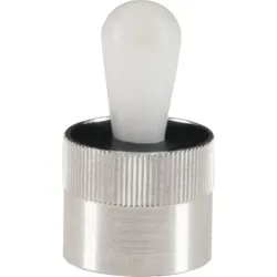 Seitendruckstück, mit Kunststofffeder und Stift - INCH/starke Federkraft | d1=7/16 Zoll / d2=0,236 Zoll / Federkraft=~ 13,5 lb | 2B150.0427