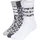 adidas Unisex Kids YOUTH GIRLS LEO 3PP SOCKS, Aurora Onix/Wonder Sage/white, 5-6 Years