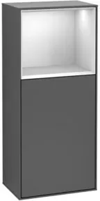 V&B Seitenschrank Wandbeleuchtung Finion 41,8x93,6cm, r, Rg si G m Lac, wh. m Lac