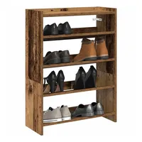 vidaXL Altholz-Optik Schuhregal 60x25x81 braun