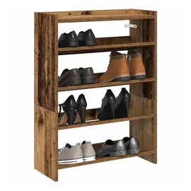 vidaXL Altholz-Optik Schuhregal 60x25x81 braun