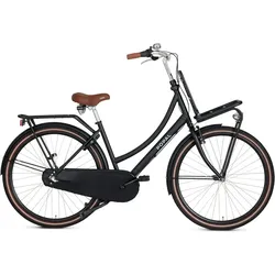 Popal Daily Dutch Basic+ N3 Hollandrad - Citybike - Damen - Mattschwarz SCHWARZ|braun|perlgrau 59 CM