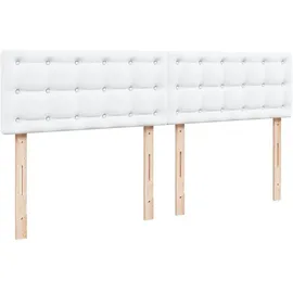 vidaXL Boxspringbett 180 x 200 cm Weiß