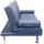 MCW Schlafcouch 3-Sitzer Kunstleder Dunkelblau