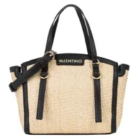 Valentino Demetra Henkeltasche Kunstleder Beige/Black