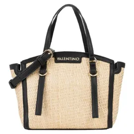 Valentino Demetra Henkeltasche Kunstleder Beige/Black