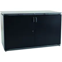 MWH Das Original Gartenbox mit 2 Türen Aluminium 0 x 0 x 0 cm Graphit/Schwarz