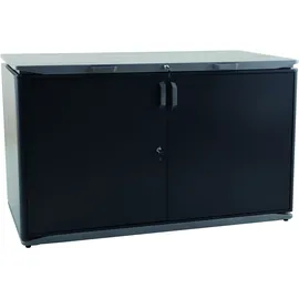 MWH Das Original Gartenbox mit 2 Türen Aluminium 0 x 0 x 0 cm Graphit/Schwarz