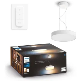 Philips Hue Pendelleuchte White Ambiance Enrave Weiß 4500 lm inkl. Dimmer