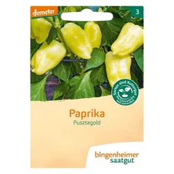 Bingenheimer Saatgut Paprika Pustzagold demeter